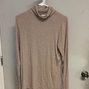 NWT Taupe Long Sleeve Turtleneck Top